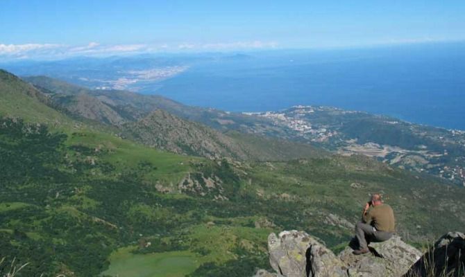 parco beigua liguria montagna mare panorama costa