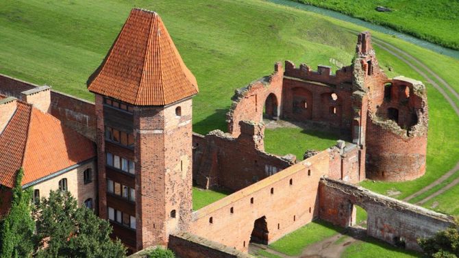 malbork fortezza dall'alto