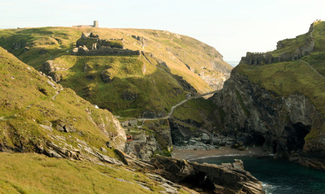  castello di Tintagel, cornovaglia