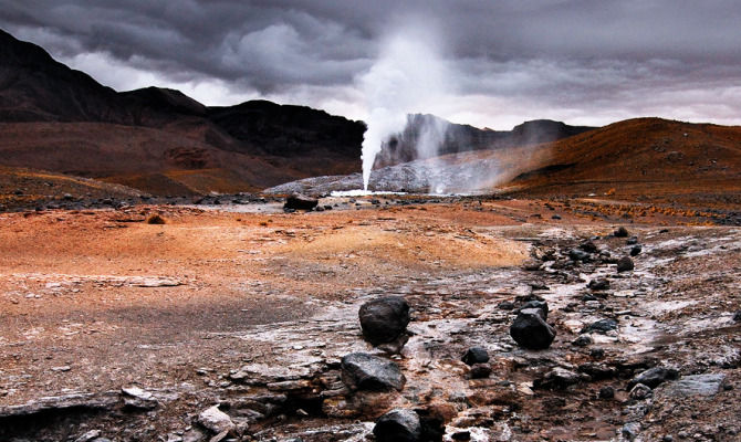 Terme di Puritama Cile Atacama deserto