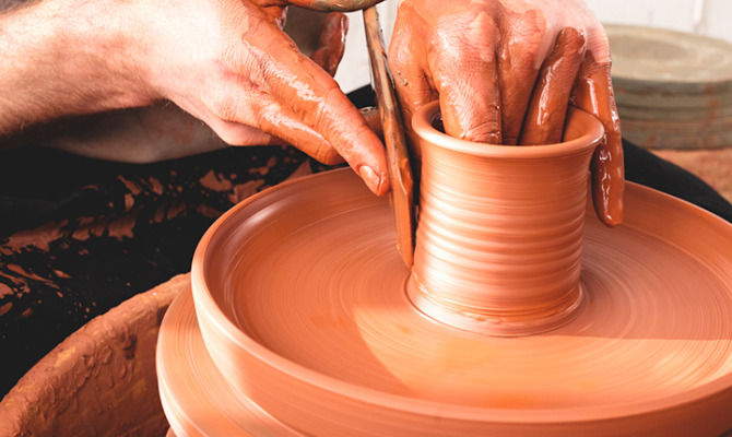 Lavorazione terracotta