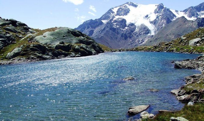 stelvio val di peio italia acqua montagna lago torrente