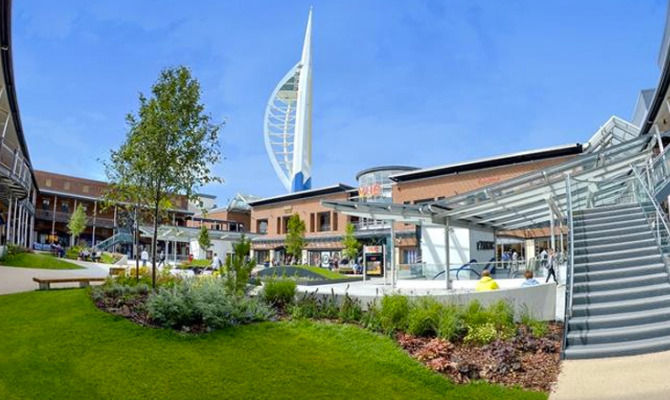 Gunwharf Quay Premiun retail outlet