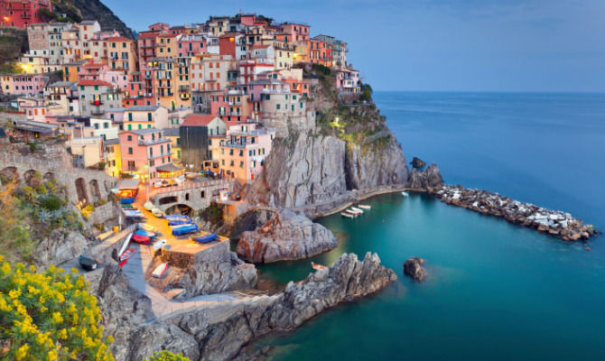 Liguria mare Manarola