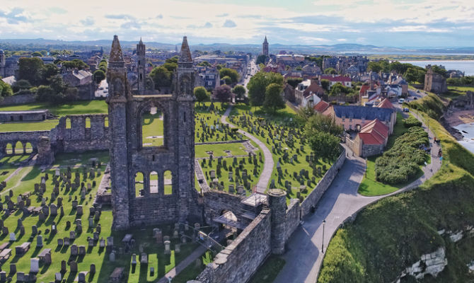 St.Andrews Aerial Scotland
