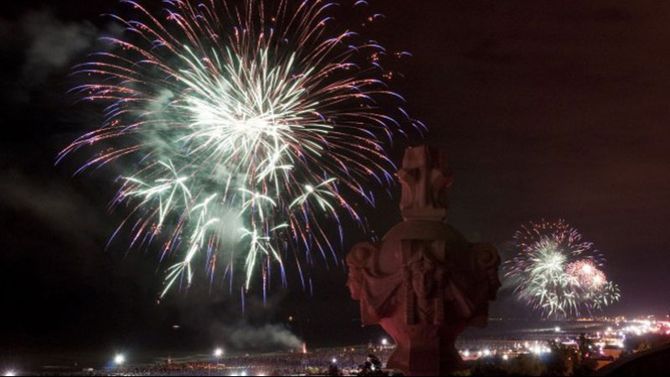 fuochi artificiali