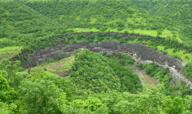  Ajanta Caves, Maharasthra, India