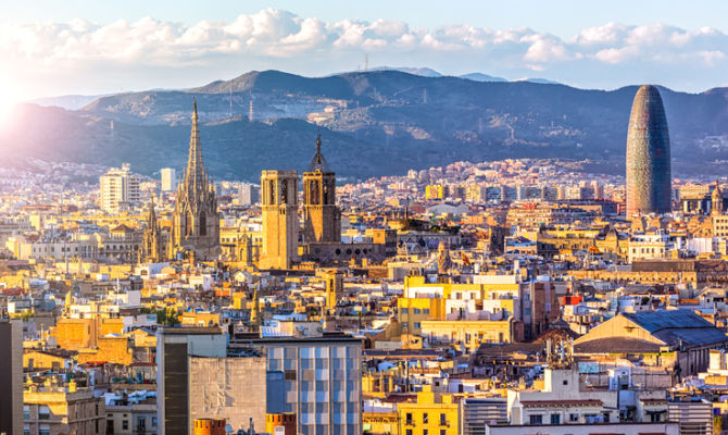 Panorama di Barcellona