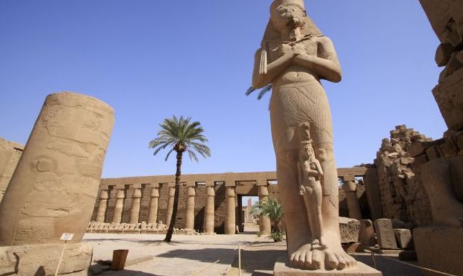 Luxor statue egitto