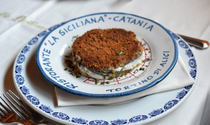 Tortino di alici, sicilia, ricetta