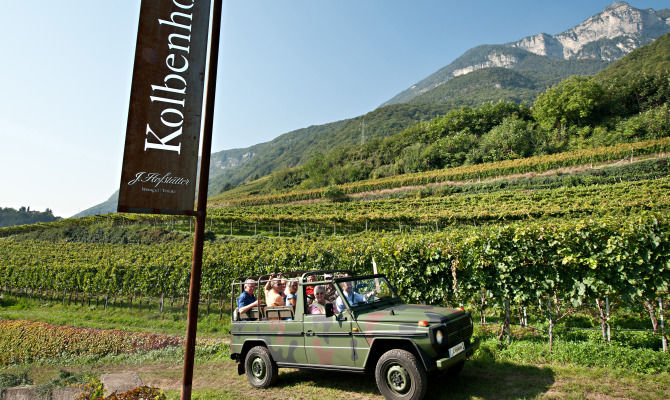 Tour in fuoristrada tra i vigneti altoatesini