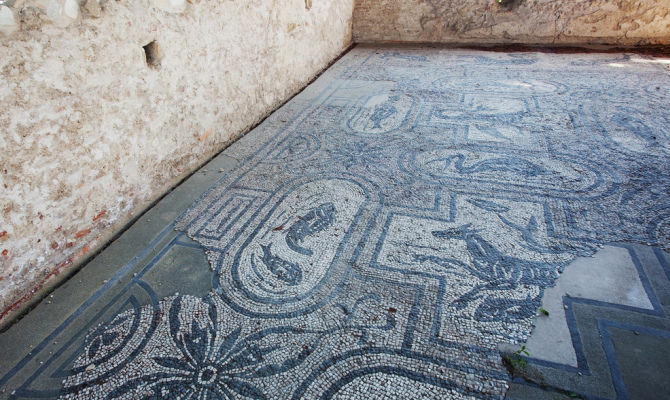 Vasto, mosaici delle terme antiche
