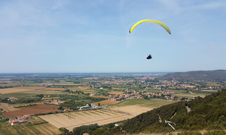 Toscana, parapendio