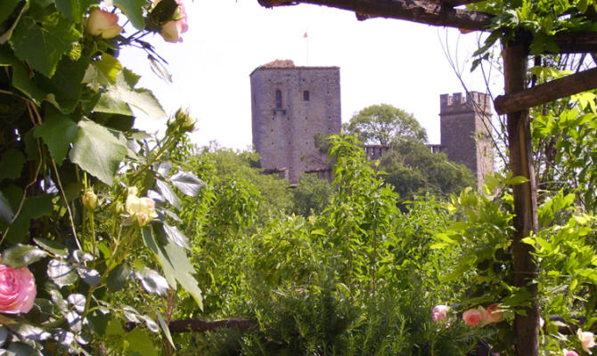 Castello Di Gropparello - Veduta Dalla Pergola Di Dionisio