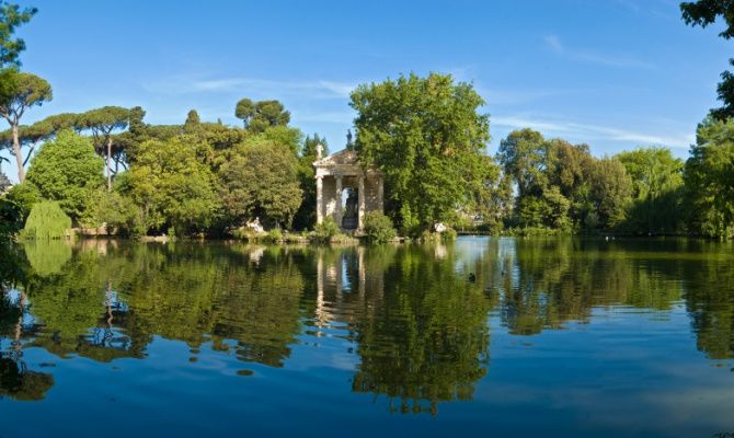 Villa Borghese, natura, roma