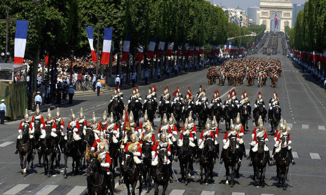 Bastille Day Parade, Parigi, Francia, Bastiglia