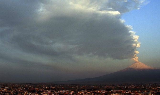 Vulcano Popocatepetl, Messico