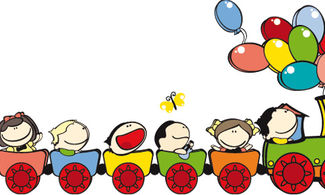 Bimbi su trenino