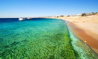 la costa di Sharm el Sheikh