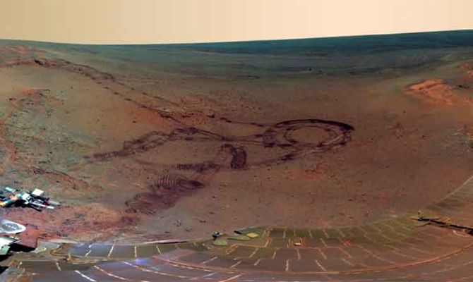robot Opportunity su Marte