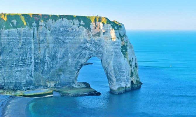Normandia scogliere di Etretat