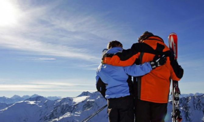Val Senales montagna neve