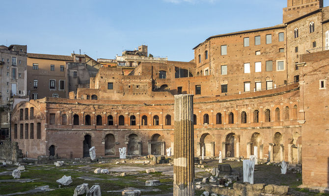 Roma, tour virtuale ai Mercati di Traiano