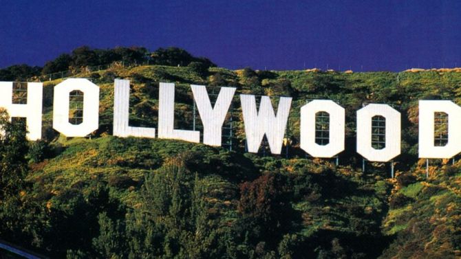 Los Angeles scritta Hollywood