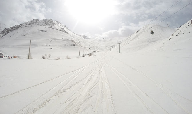 Pista da sci a Dizin