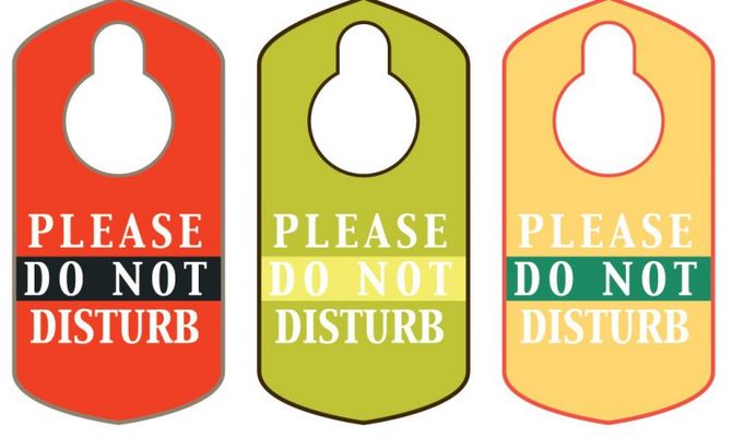Do not disturb