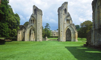 Glastonbury, abbazia, inghilterra<br>