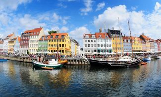 Barche sul canale di Nyhavn