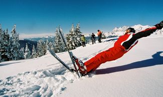 Sciatori sulle nevi di Schladming
