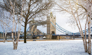 Londra, neve