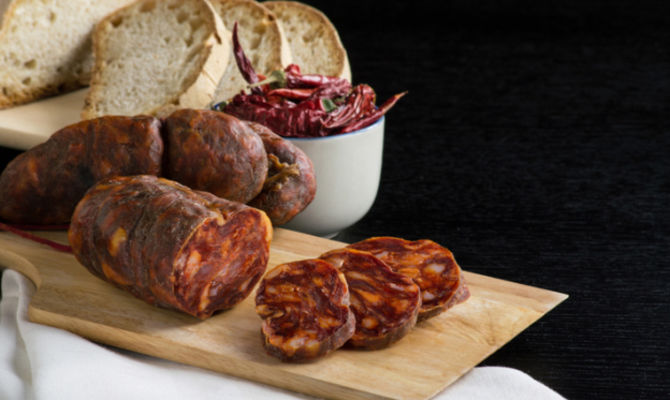 Soppressata e pane