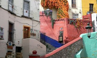 Messico Case colorate a Guanajuato
