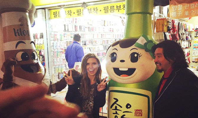 Audrina Patridge a Seoul<br>