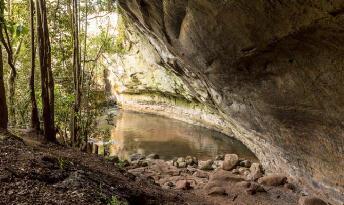 Kenya, Africa, grotta