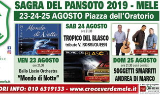 La sagra del Pansoto a Mele, in provincia di Genova