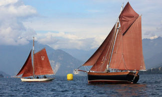 Corso di vela aurica sul Lago Maggiore