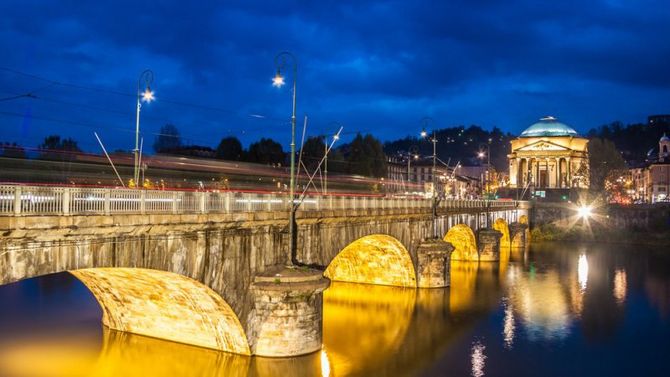 Ponte sul Po a Torino