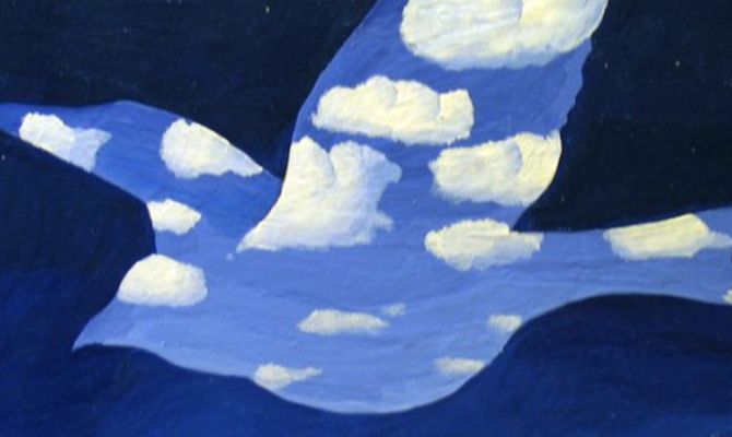Colomba di Magritte