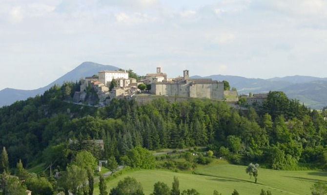 Vista su Montone