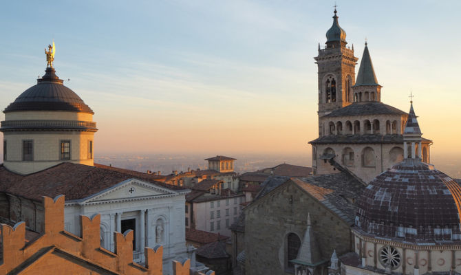 Veduta di Bergamo Alta