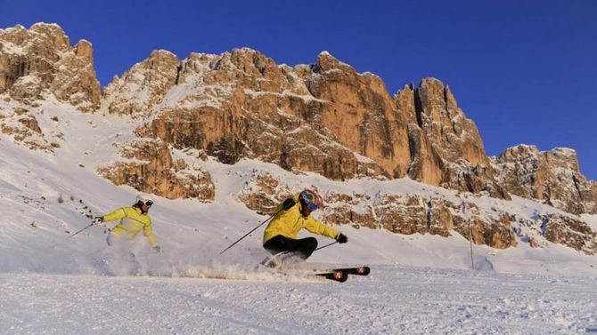 Sciare alle Dolomiti