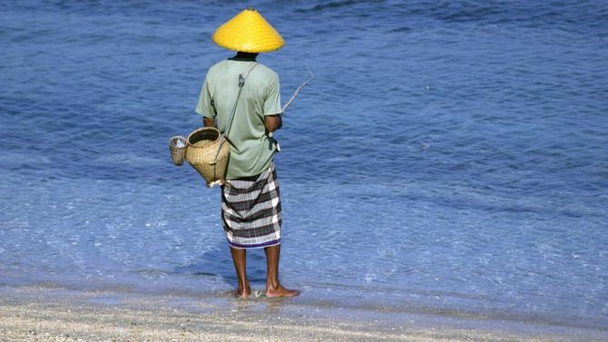 Pescatore indonesiano