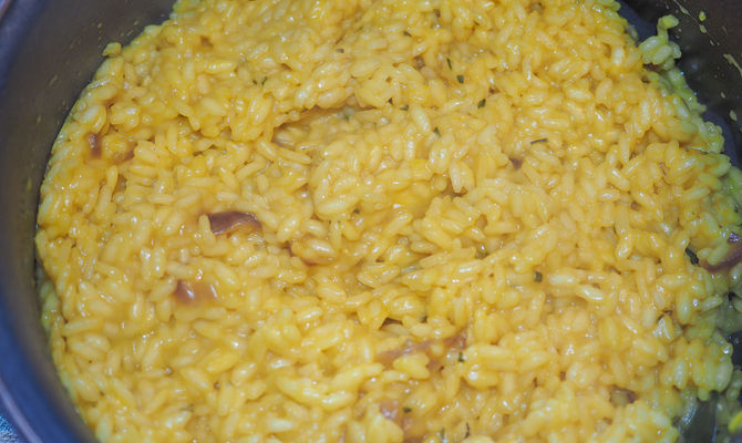 risotto con zafferano