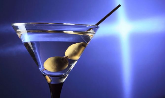 Cocktail Martini con olive