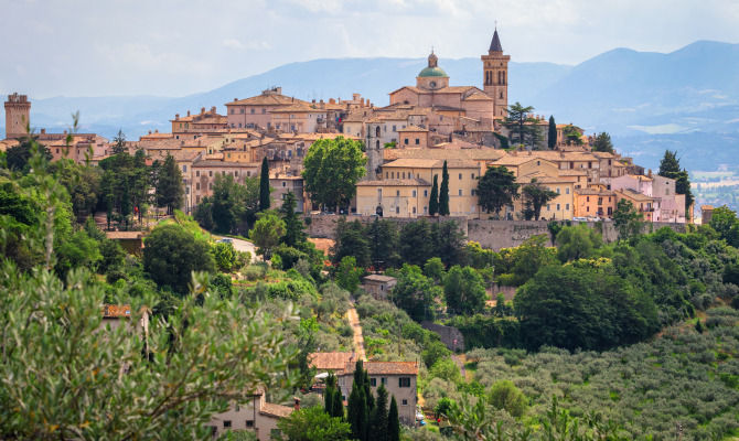 Panorama di Trevi