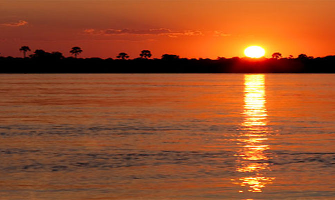 Zambesi tramonto